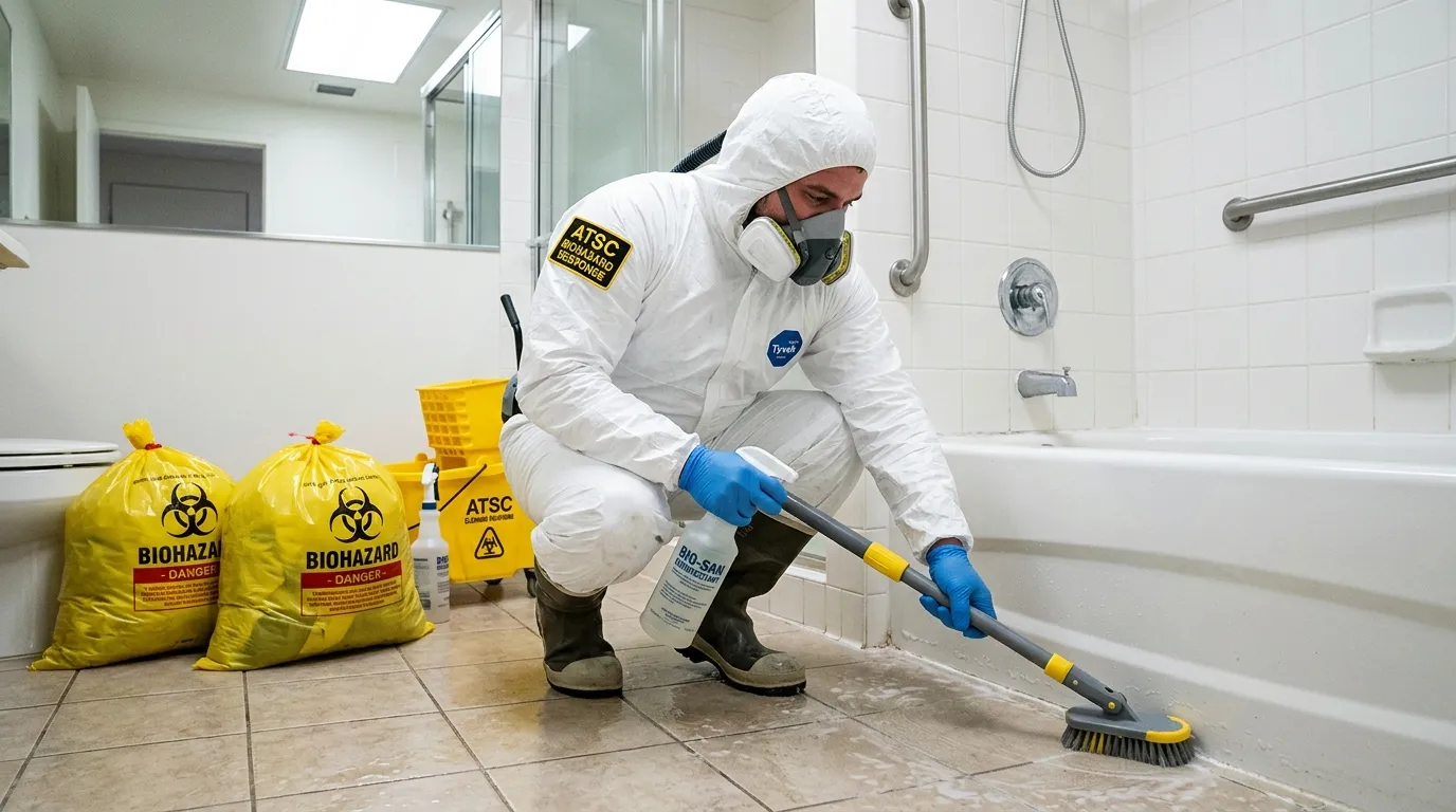 Decontamination equipment deployed for Blood Cleanup in Levittown